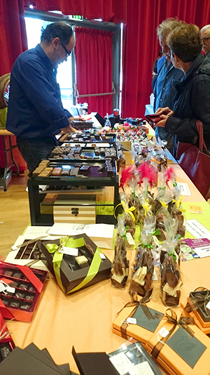Cadeau et Chocolat lors de la 10ème édition du Salon de Chocolat de Loches