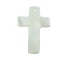 Bonbonnière à dragées en bois 300g décor croix Choix du décor : Croix nacrée