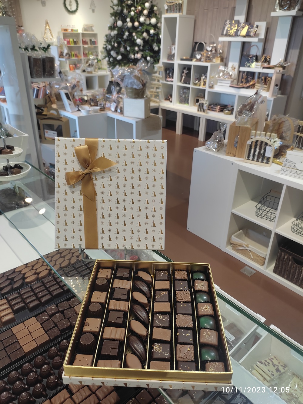 Coffret carré 42 chocolats - Collection Forêt Dorée