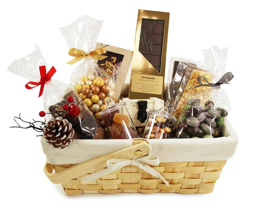 Panier cadeaux Tout Chocolat – Aux Bienfaits