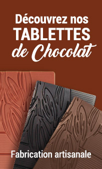 Nos tablettes de chocolat artisanal