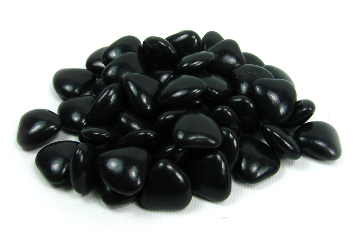 Les minis coeurs noir en chocolat - 200g