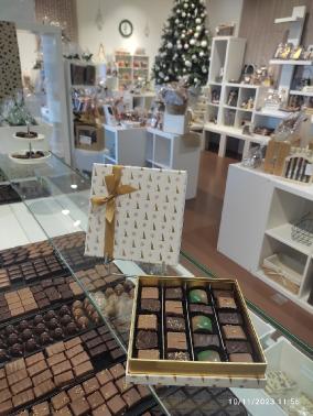 Coffret carré 20 chocolats - Collection Forêt Dorée